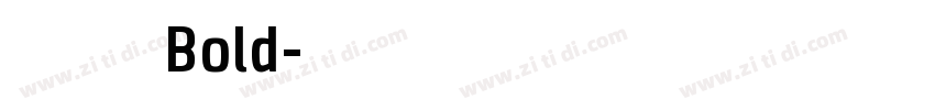 火山字型 青荷 试用版 Bold字体转换
